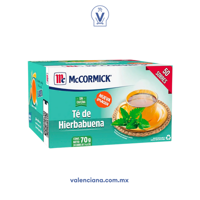 Té de Hierbabuena Mccormick 50 Sobres de 1 gr
