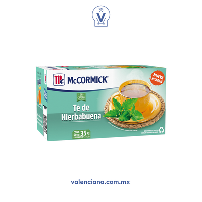 Té de Hierbabuena Mccormick 25 Sobres de 1 gr