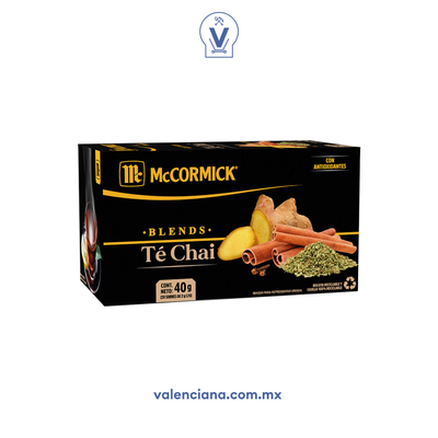 Té Chai Mccormick 20 Sobres de 2 gr