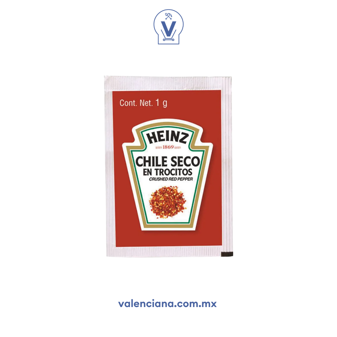 Chile triturado Heinz 400 Sobres de 1 gr