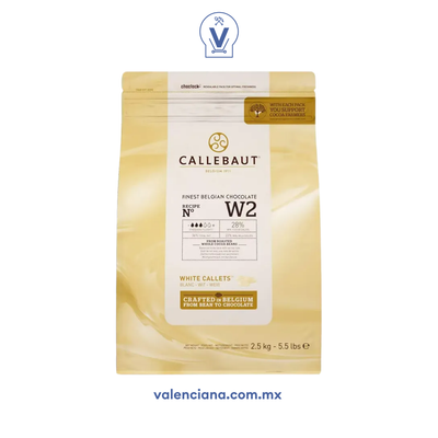 Chocolate Blanco Callebaut 2.5 kg