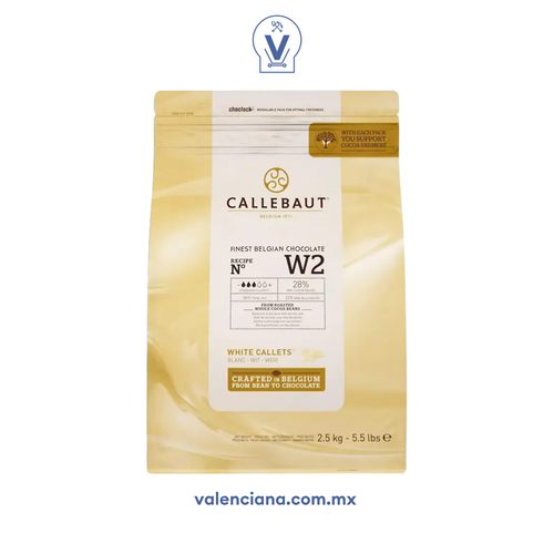 Chocolate Blanco Callebaut 2.5 kg