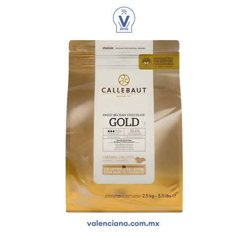 Chocolate Blanco con Caramelo Callebaut 2.5 kg