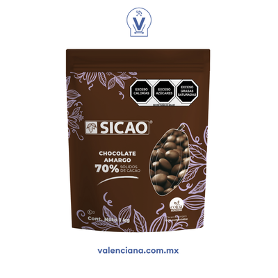 Chocolate Amargo Sicao 1 kg