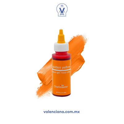 Colorante Vegetal Amarillo Dorado Chefmaster 65 gr
