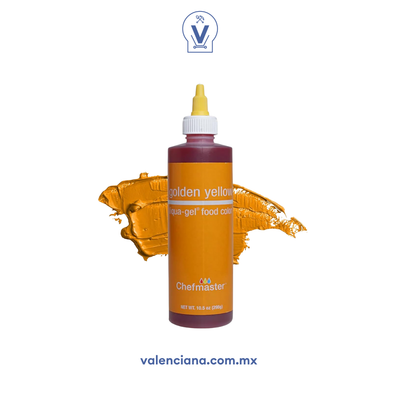 Colorante Vegetal Amarillo Dorado Chefmaster 298 gr