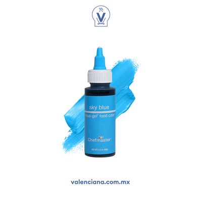 Colorante Vegetal Azul Cielo Chefmaster 65 gr