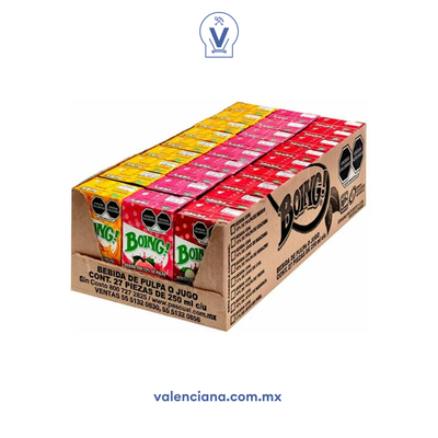 Jugo Surtido Boing 27 Piezas de 250 ml