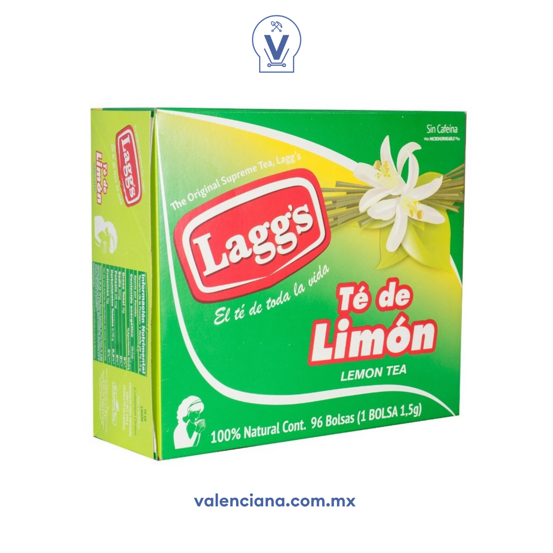 Té de Limón Lagg´s 96 Sobres de 1.5 gr