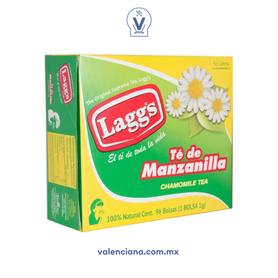 Té de Manzanilla Lagg´s 96 Sobres de 1 gr