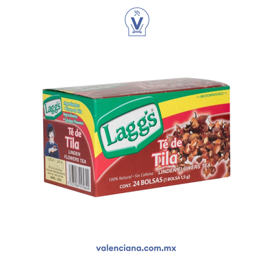 Té de Tila Lagg´s 24 Sobres de 1.5 gr