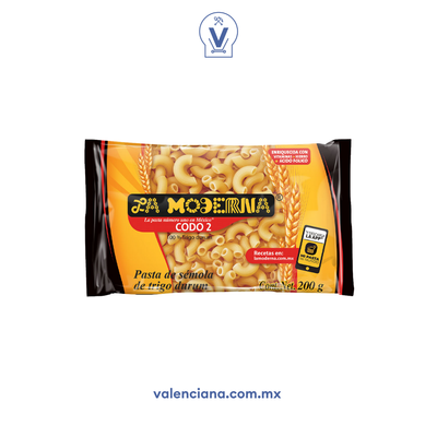 Pasta Codo No. 2 La Moderna 200 gr