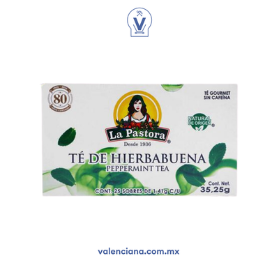 Té de Hierbabuena La Pastora 25 Sobres de 1.41 gr