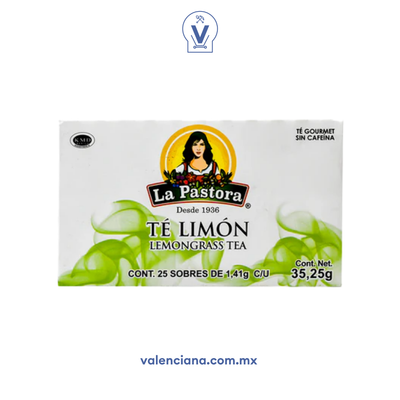 Té Limón La Pastora 25 Sobres de 1.41 gr