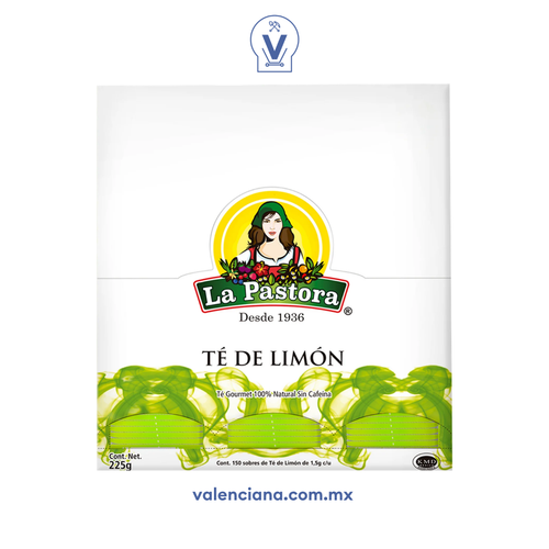Té Limón La Pastora 150 Sobres de 1.5 gr
