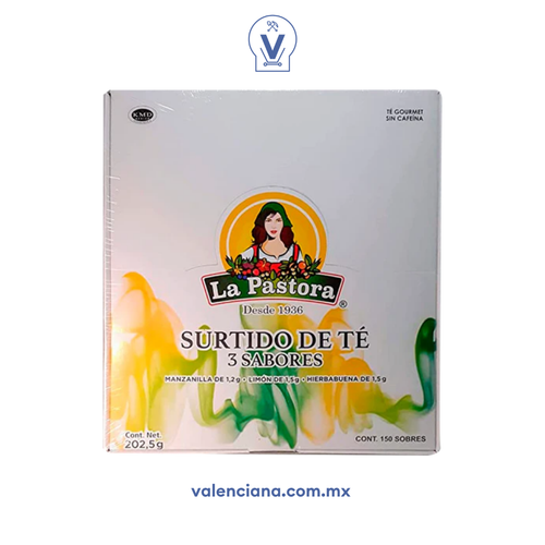 Té Surtido La Pastora 150 Sobres de 1.2 gr