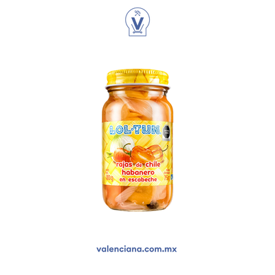 Chile Habanero en Rajas Lol-Tun 110 gr