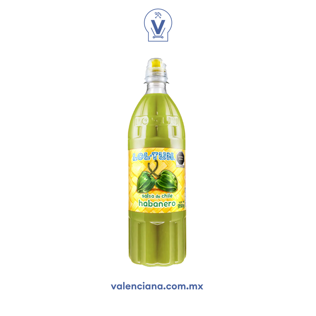 Salsa Habanera Verde Lol-Tun 950 ml