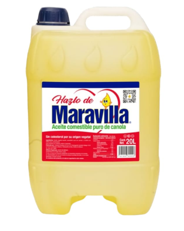 Aceite de Canola Maravilla 20 lt