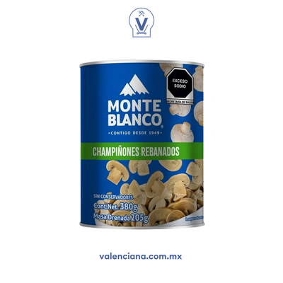 Champiñones Rebanados Monte Blanco 380 gr