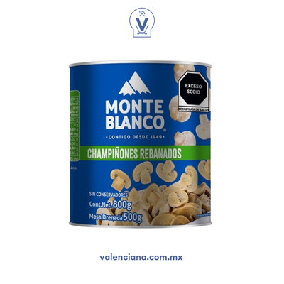 Champiñones Rebanados Monte Blanco 800 gr