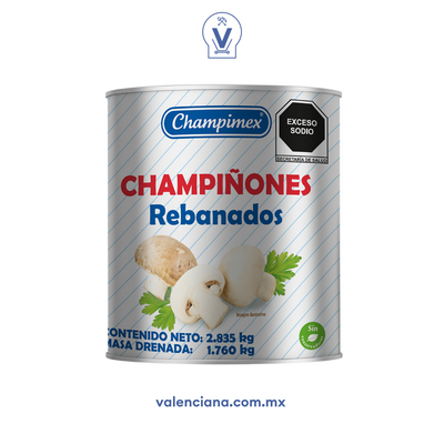 Champiñones Rebanados Champimex 2.8 kg