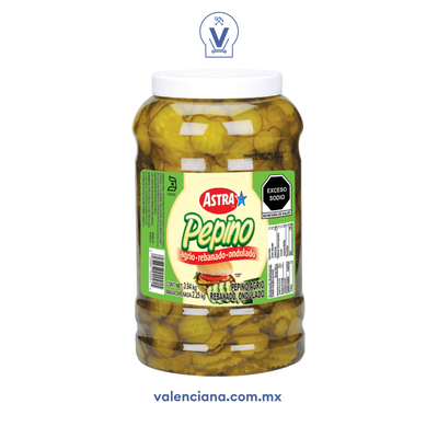Pepinillos Rebanados Astra 3.94 kg