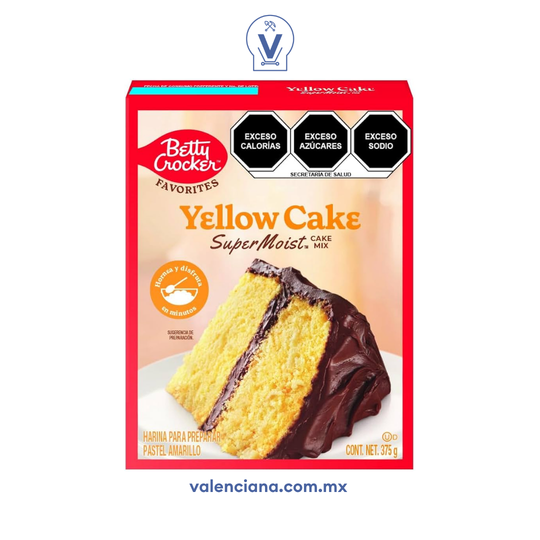 Harina para Pastel Amarillo Betty Crocker 375 gr