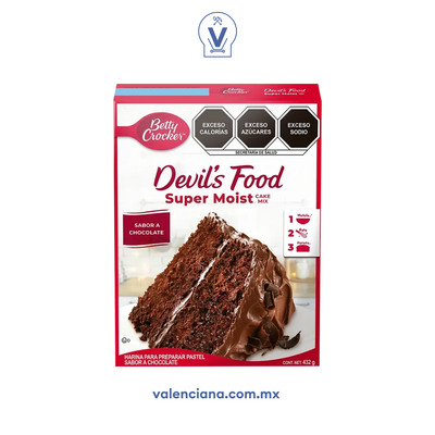 Harina para Pastel de Chocolate Betty Crocker 375 gr