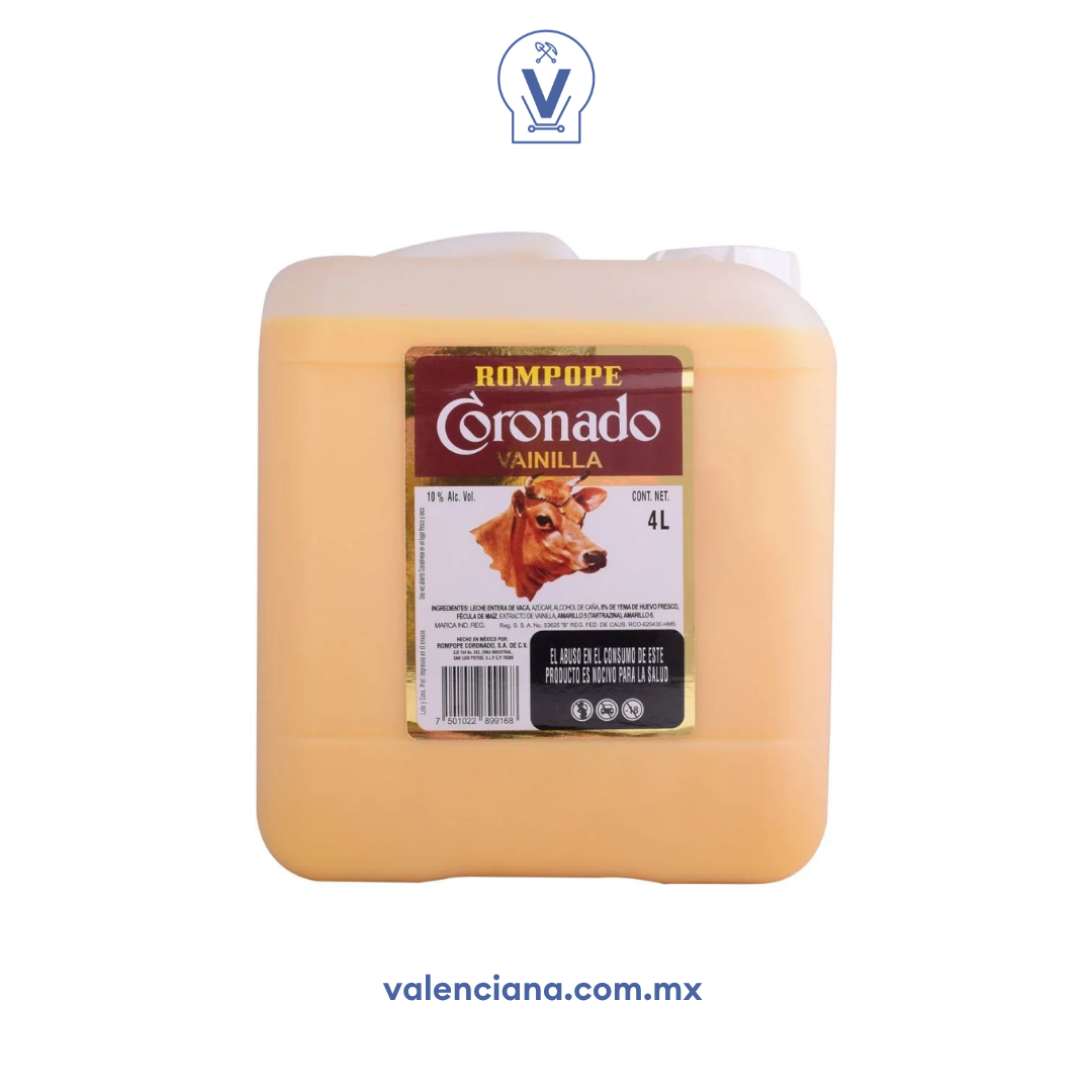 Rompope Coronado 4 lt