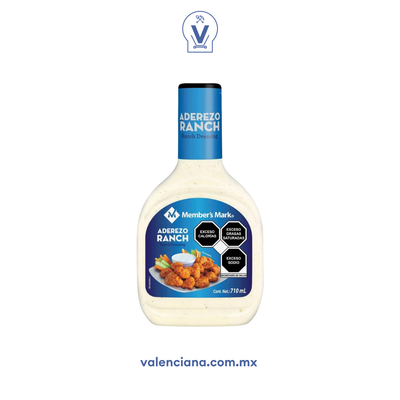 Aderezo Ranch Member´s Mark 710 ml
