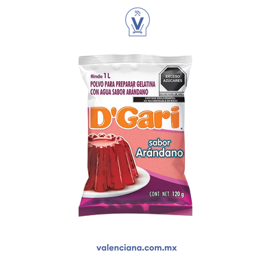 Gelatina de Arandano D´Gari 120 gr