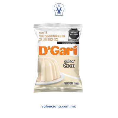 Gelatina de Coco D´Gari 120 gr