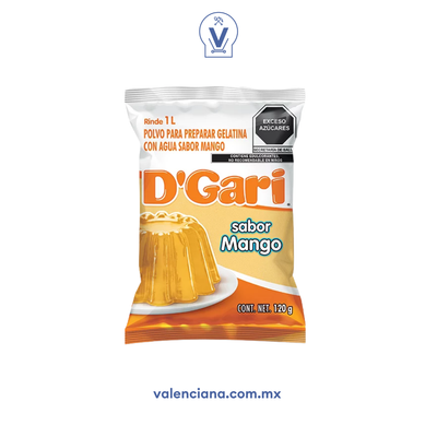 Gelatina de Mango D´Gari 120 gr