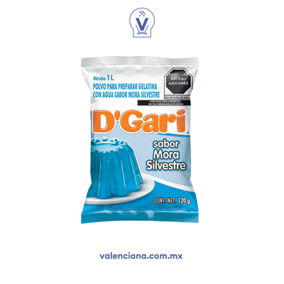 Gelatina de Mora Silvestre D´Gari 120 gr
