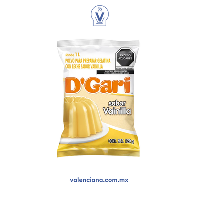Gelatina de Vainilla D´Gari 120 gr