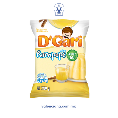 Gelatina de Rompope D´Gari 720 gr