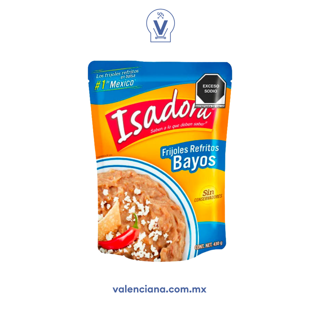 Frijoles Bayo Refrito Isadora 430 gr
