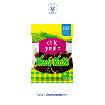 Chile Guajillo Verde Valle 75 gr