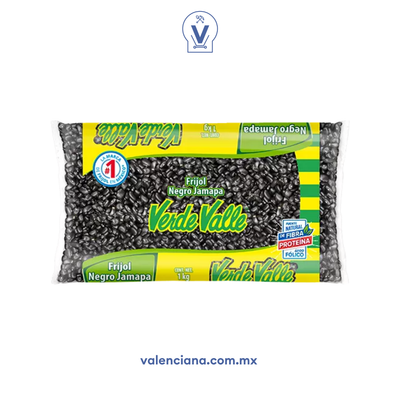 Frijol Negro Jamapa Verde Valle 1 kg