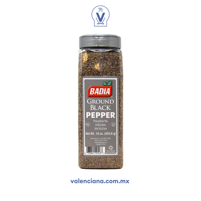 Pimienta Negra Granulada Badia 453.6 gr