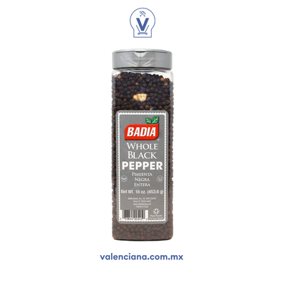 Pimienta Negra Entera Badia 453.6 gr