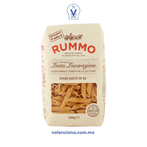 Pasta Penne Rigate No. 66 Rummo 500 gr