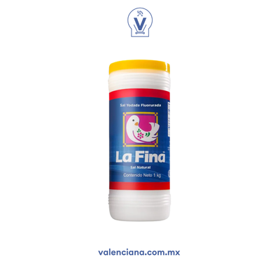 Sal Refinada en Bote La Fina 1 kg