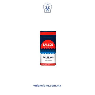 Sal Refinada en Bote Sol 125 gr