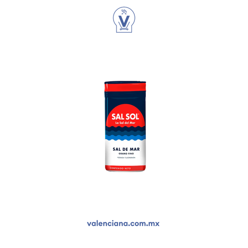 Sal Refinada en Bote Sol 125 gr
