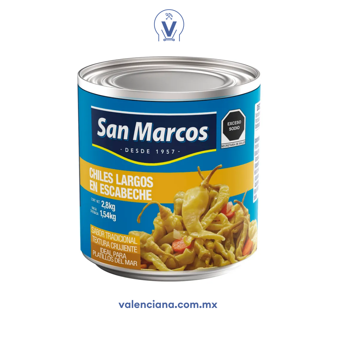 Chiles Largos San Marcos 2.8 kg