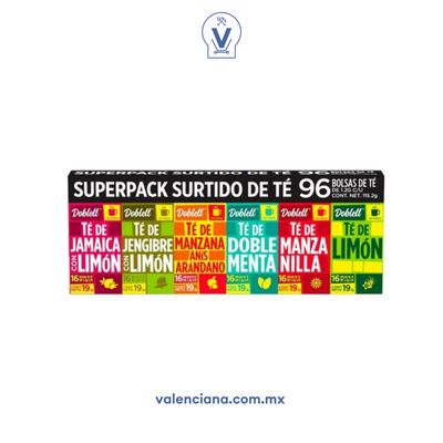 Té Surtido Doblett 96 Sobres de 1.2 gr