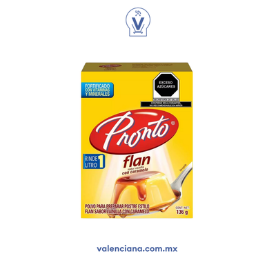 Flan con Caramelo Pronto 136 gr