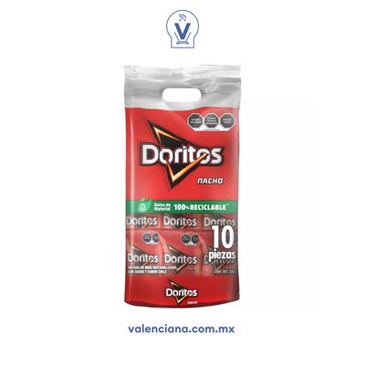 Doritos Nacho 10 Piezas de 54 gr